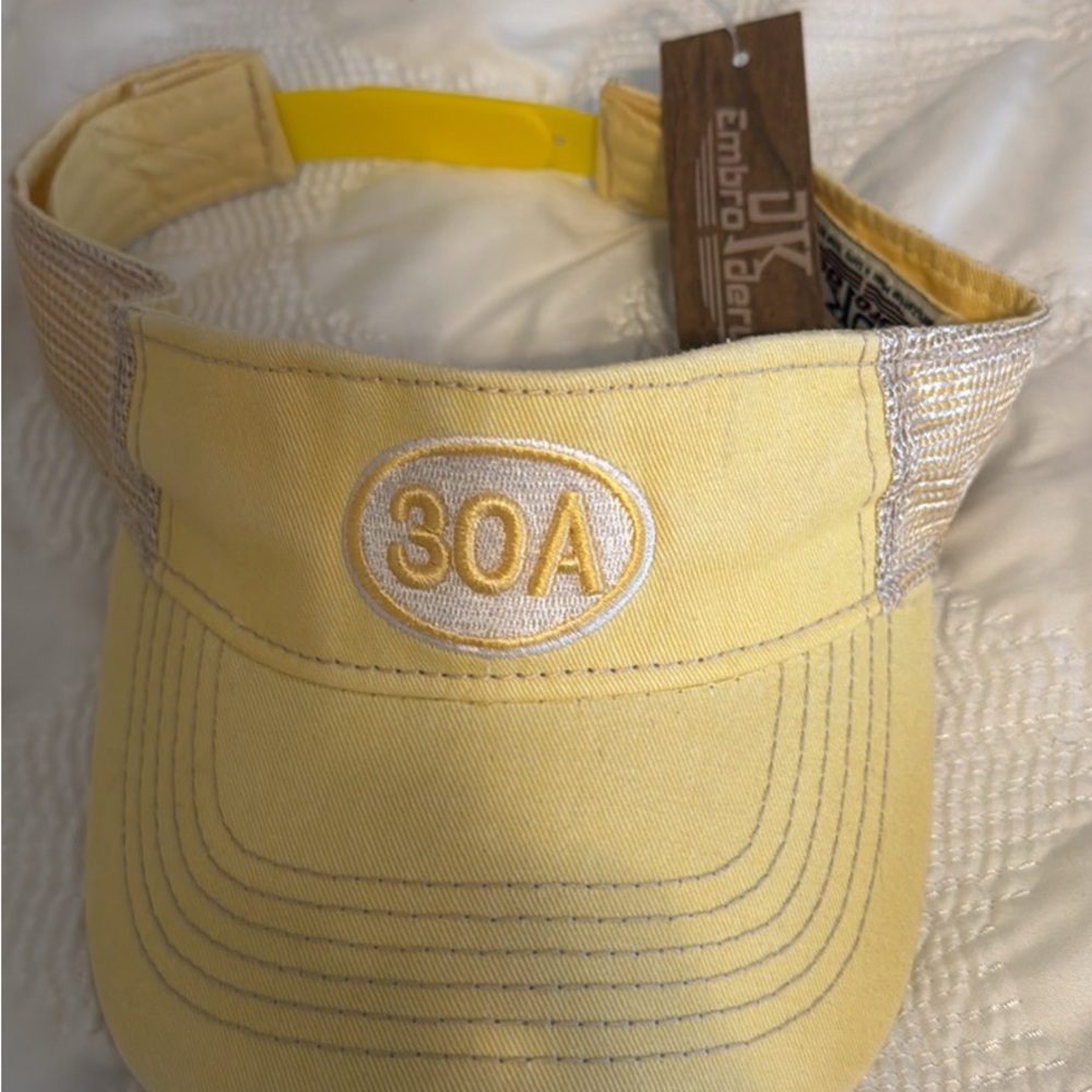 30A Yellow Visor Sun Hat